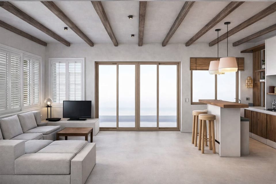 Comfort Bungalow, Balcony, Garden View | Living area