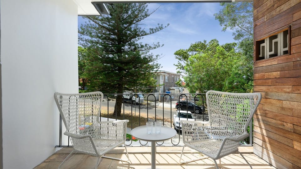 Private balcony, the perfect spot for your morning coffee or an evening drink.