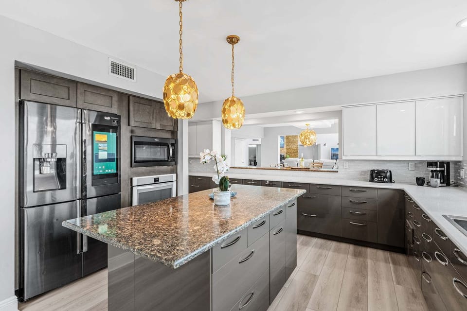 Beautiful kitchen island