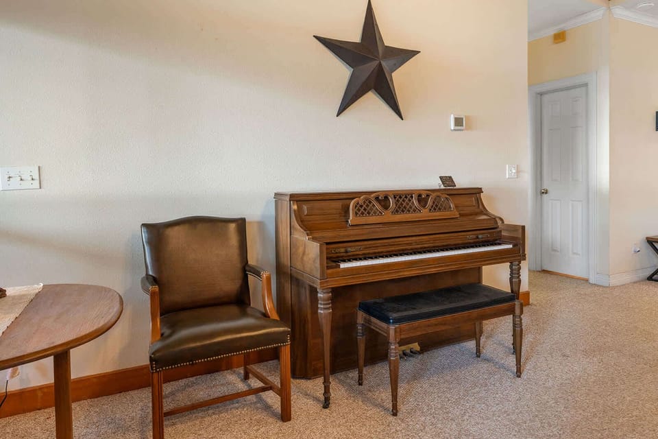 Find a Piano in the Living Area