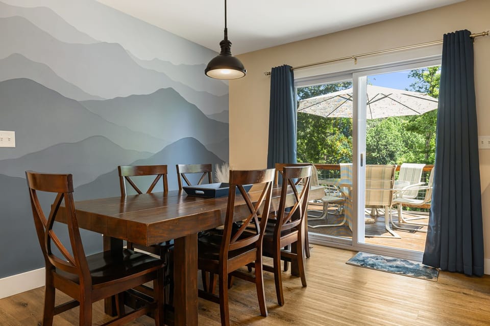 Dining Area and Deck Access