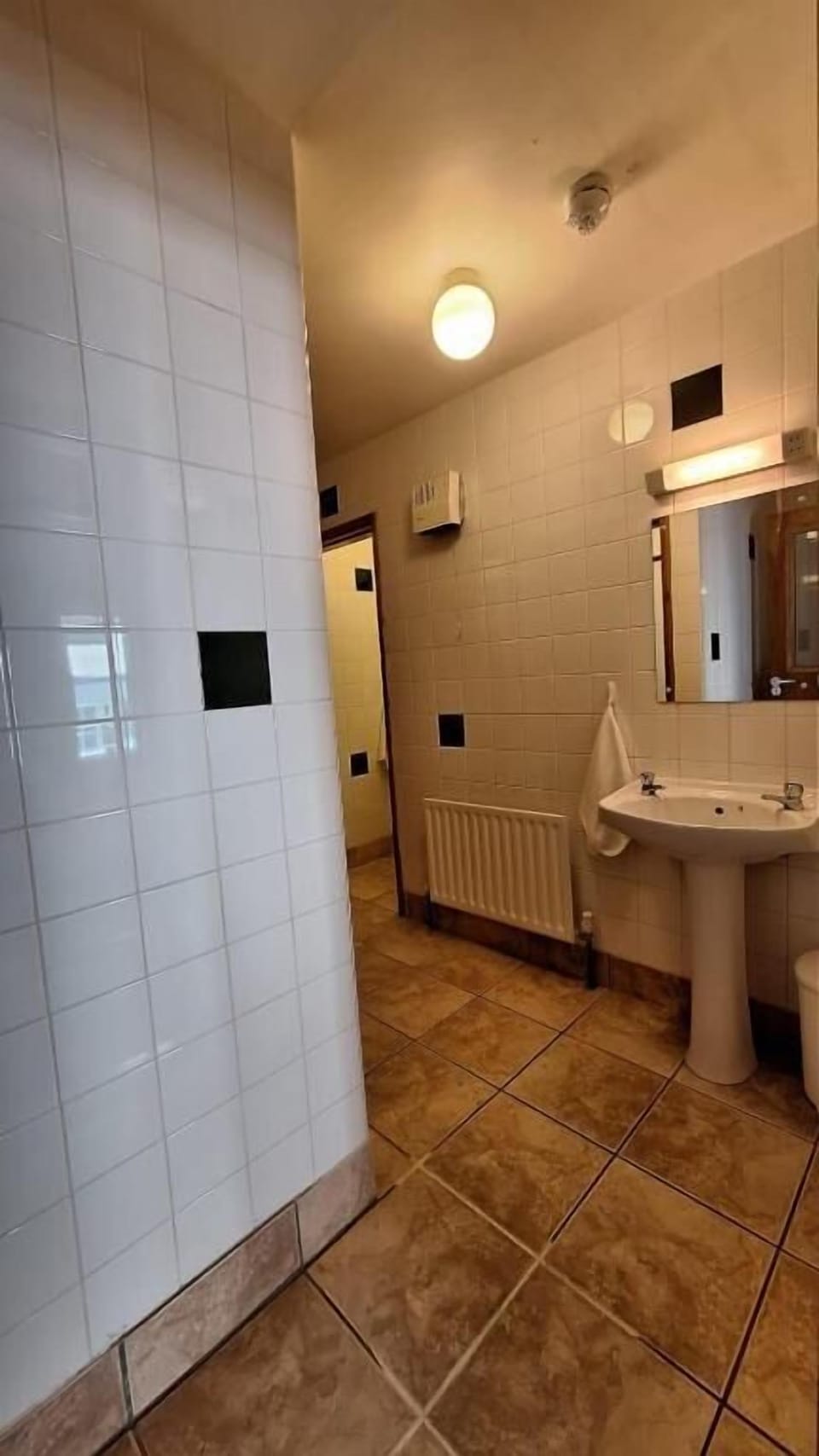 Shower, hair dryer (on request), towels, soap