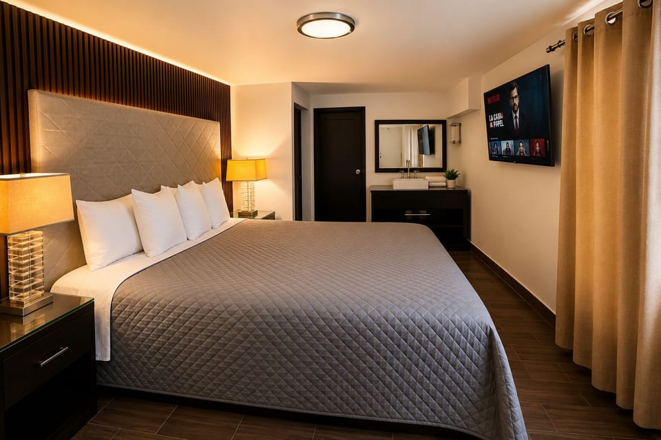 Comfort Room | Desk, laptop workspace, iron/ironing board (on request), WiFi (free)