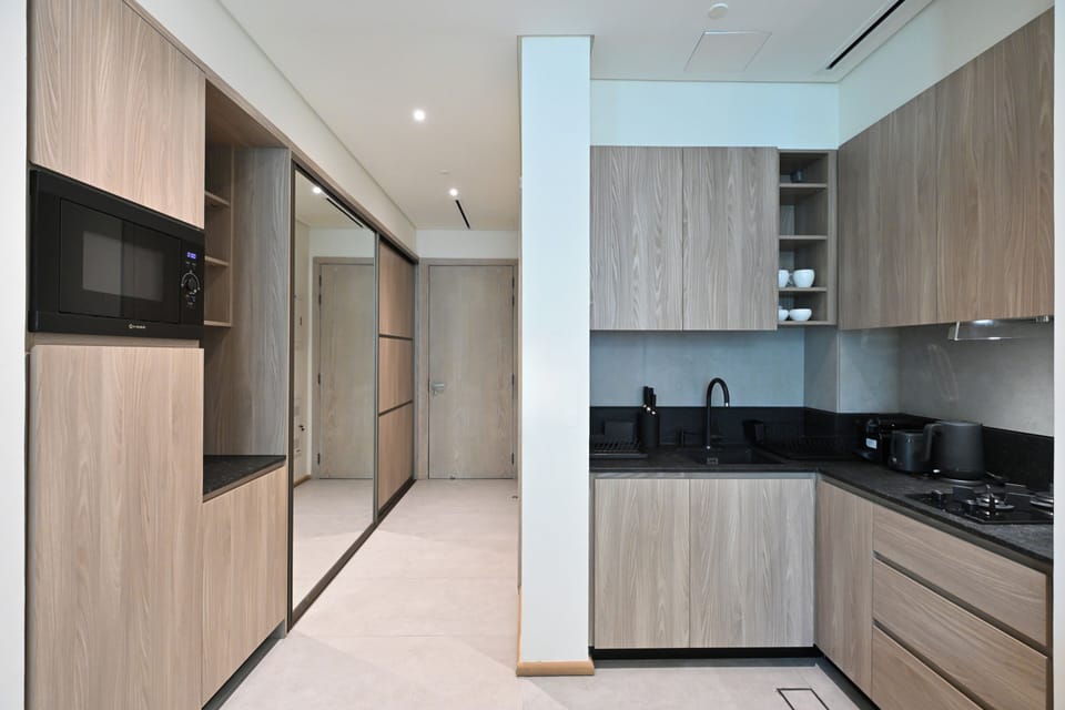Apartment, Balcony | Private kitchen