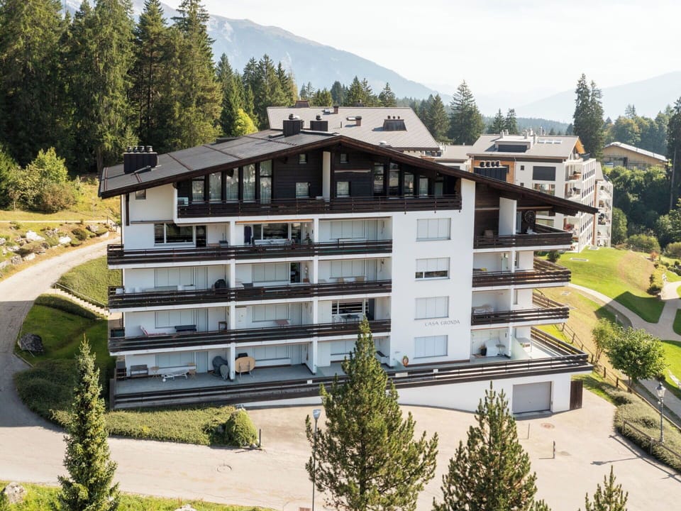 Residential Area, Apartment, Home, Balcony, Condominium, Hill Station, Larch, Alps
