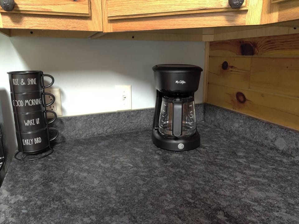 Coffee Maker, Toaster, Microwave Oven, and Blender are available for your use. Coffee filters provided. 