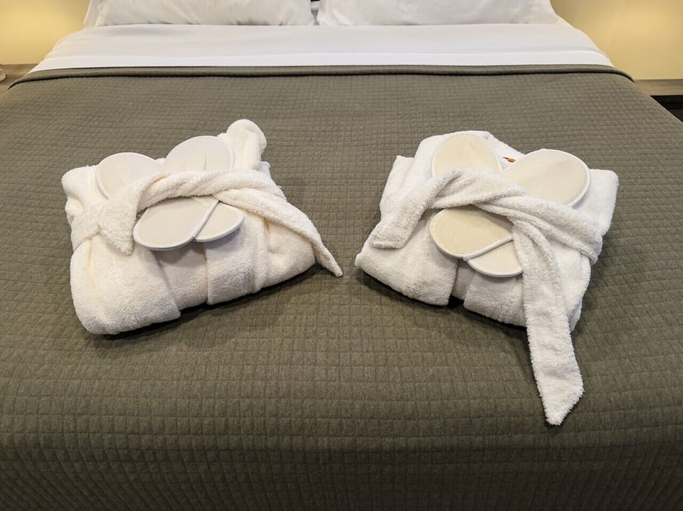 Robes & Slippers for Spa-Like Experience