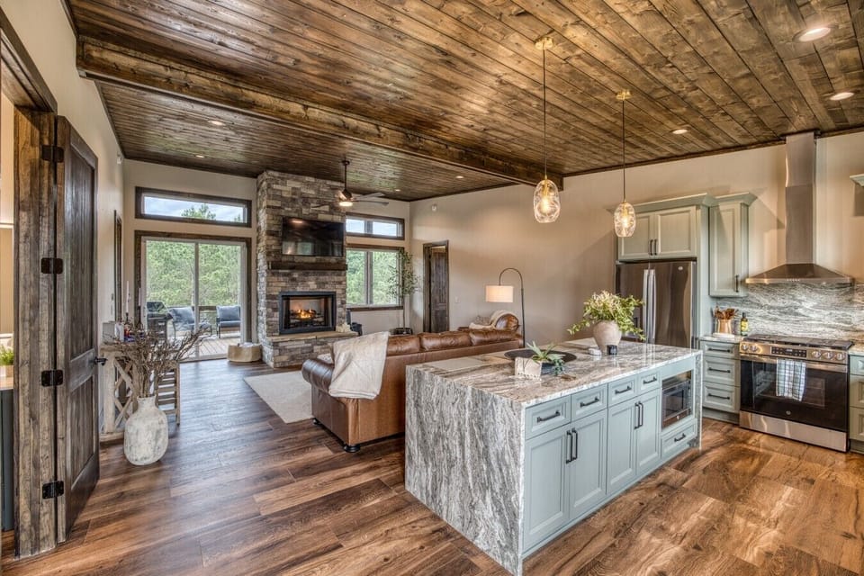 Open Living/Kitchen Area