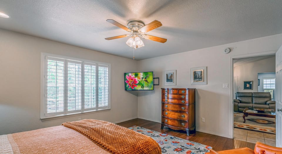 Roku TV in main bedroom