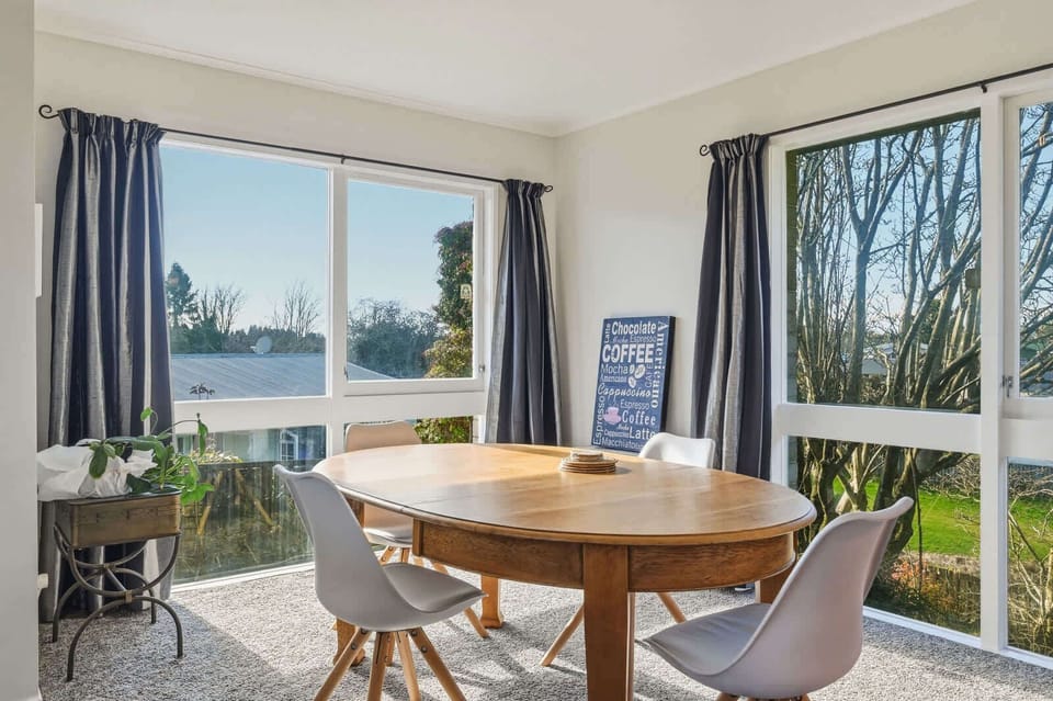 Dining area with garden views