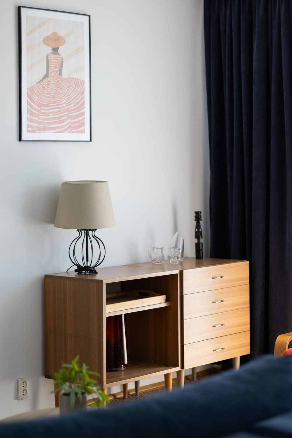 Enjoy your favorite shows on the flat-screen television in the elegant living area.