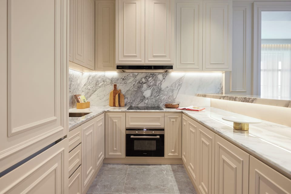 Royal Penthouse | Private kitchen | Coffee/tea maker, fridge, electric kettle