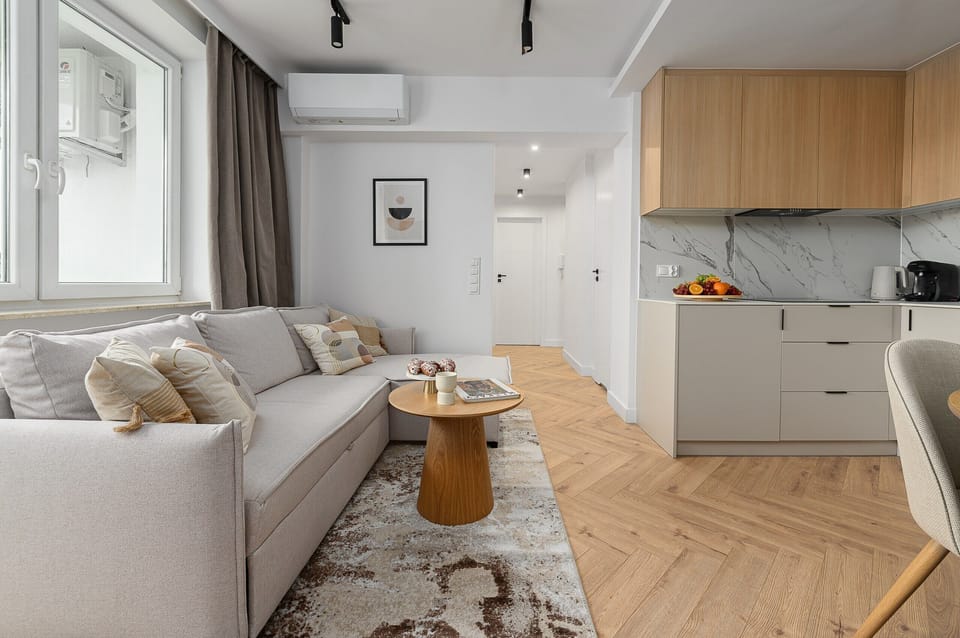 Design Apartment, 3 Bedrooms, City View | Living area | 40-inch LCD TV with digital channels