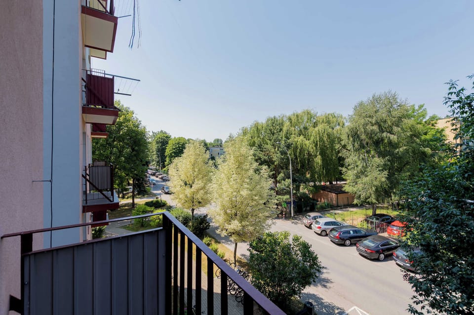 Balcony with relaxing outdoor seating, perfect for enjoying your morning coffee.