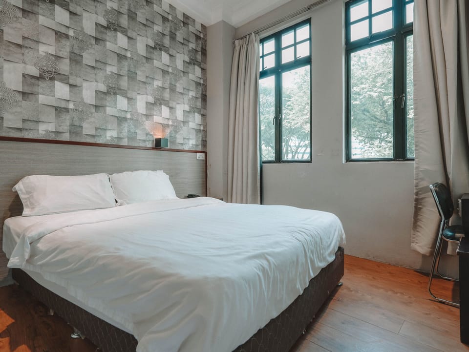 Deluxe Double With View  | Desk, laptop workspace, blackout drapes, WiFi (free)