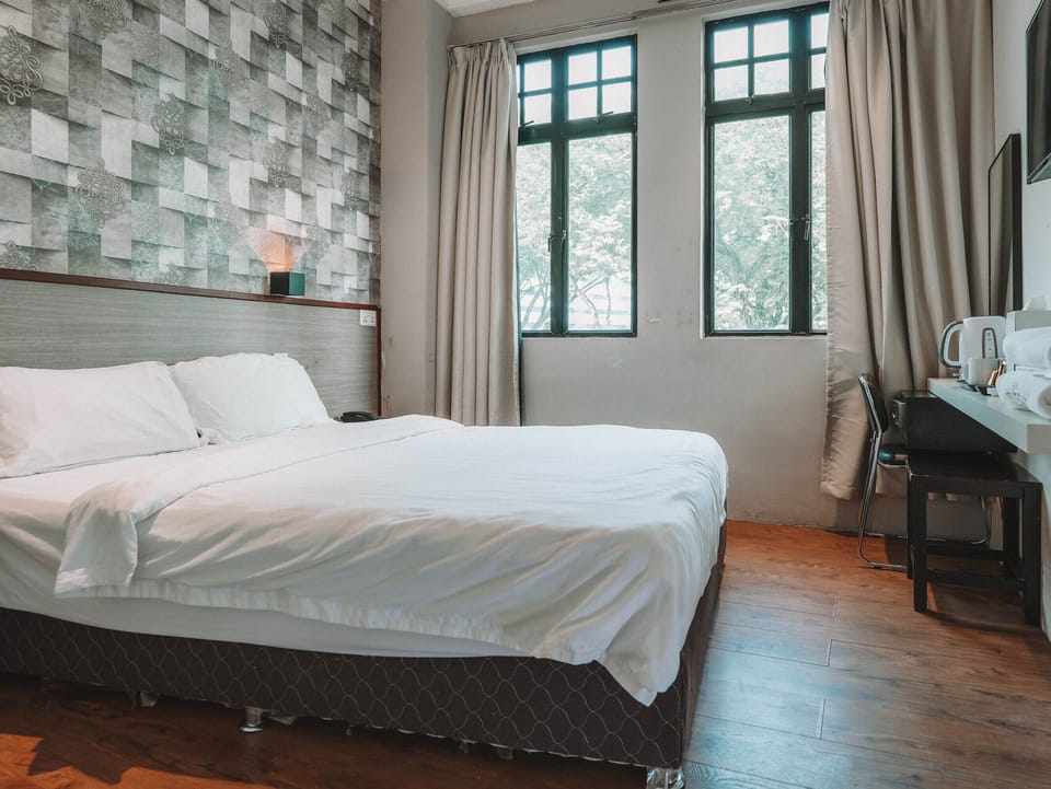 Deluxe Double With View  | Desk, laptop workspace, blackout drapes, WiFi (free)