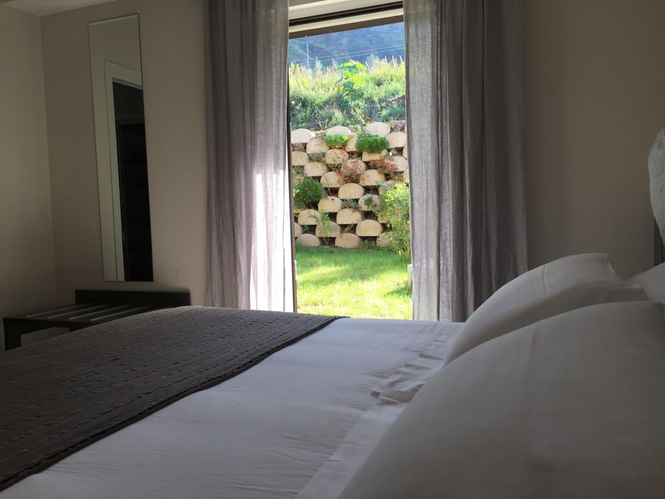 Superior Double Room, Patio, Garden Area | Egyptian cotton sheets, premium bedding, down comforters