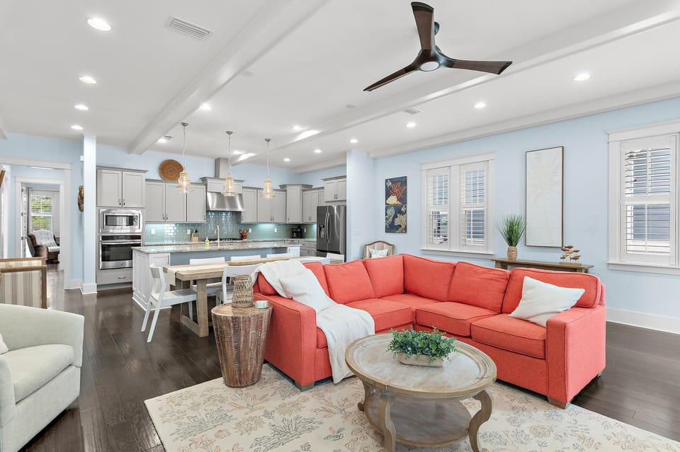 House, Multiple Beds (Gulfview on 30A) | Living area