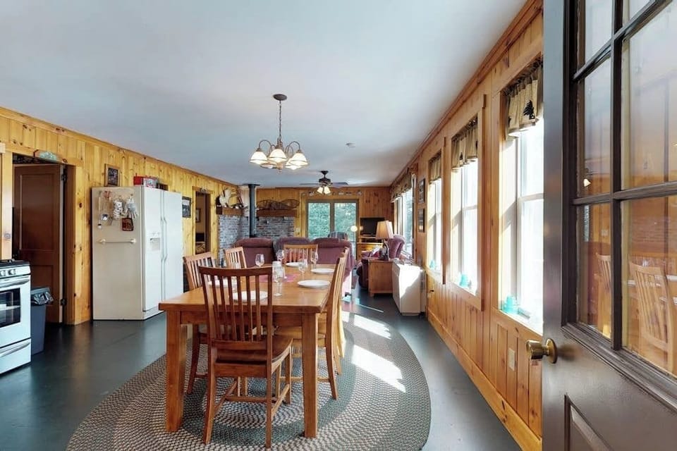 Cabin, Multiple Beds, Fireplace (Lower Wilson Pond Refuge) | 2 bedrooms, individually decorated, individually furnished, bed sheets