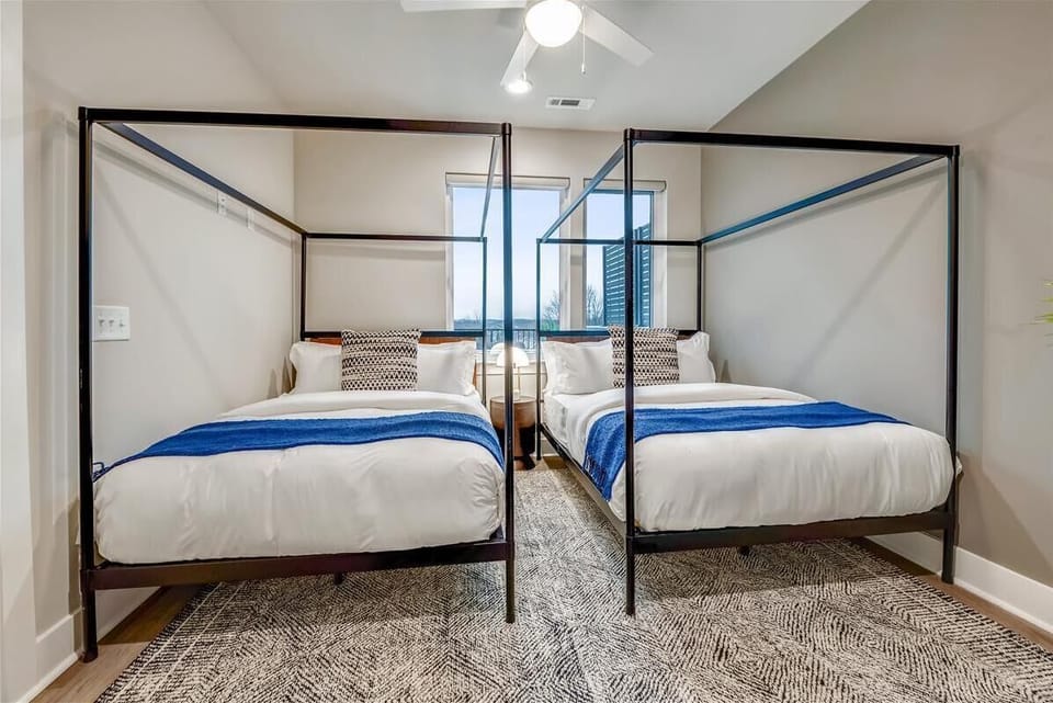  Bedroom 8 | Two Double Beds with Ensuite Bathroom | Unit Type 2 — Third Floor