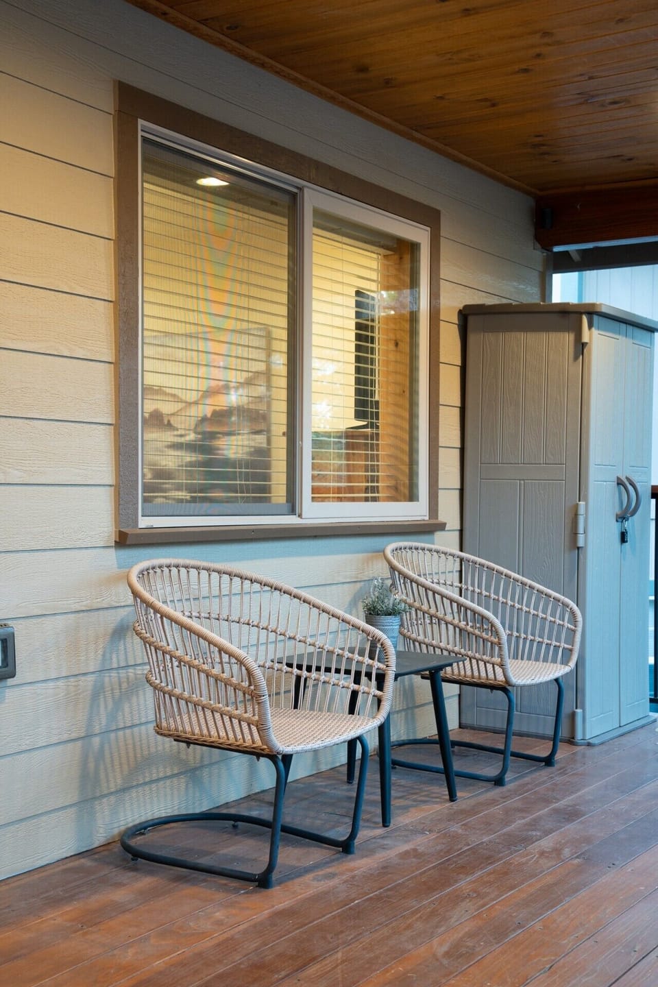 Front Patio Seating area