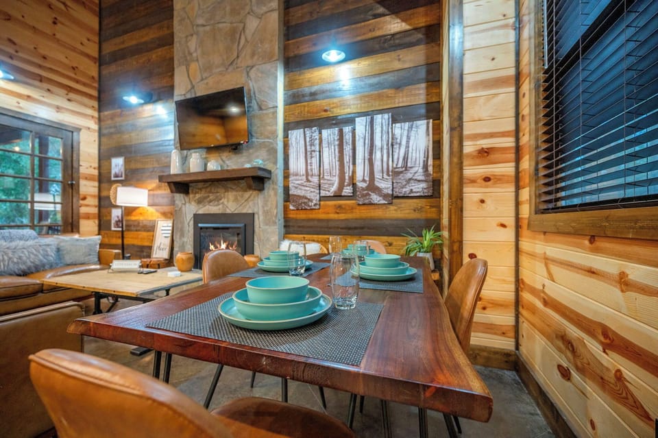 Share the meals, relax by the fire, watch movies, and enjoy the time together.