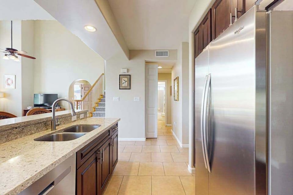 Spacious Kitchen Layout With Premium Granite Countertops