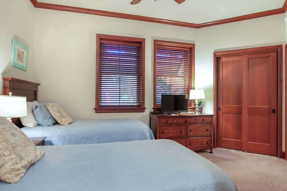 Cozy bedroom with natural light