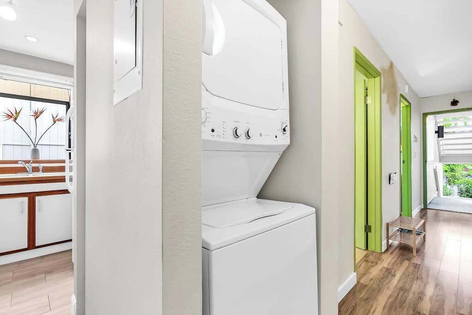 In-Unit Stacked Washer & Dryer in Convenient Laundry Nook