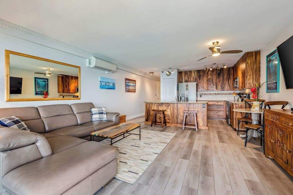 Spacious Open-Concept Layout Connecting Gourmet Kitchen to Living Area