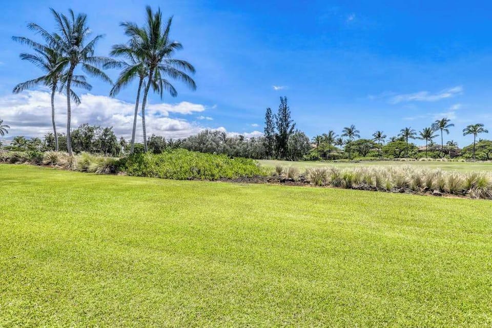 Expansive lawn for outdoor enjoyment