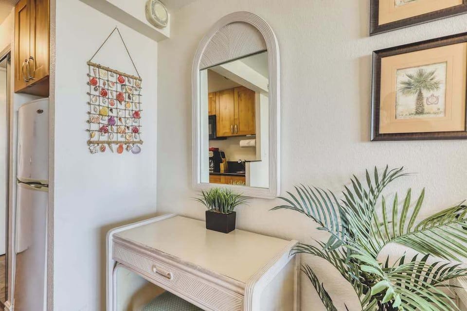 Dedicated vanity space for getting ready with ease.