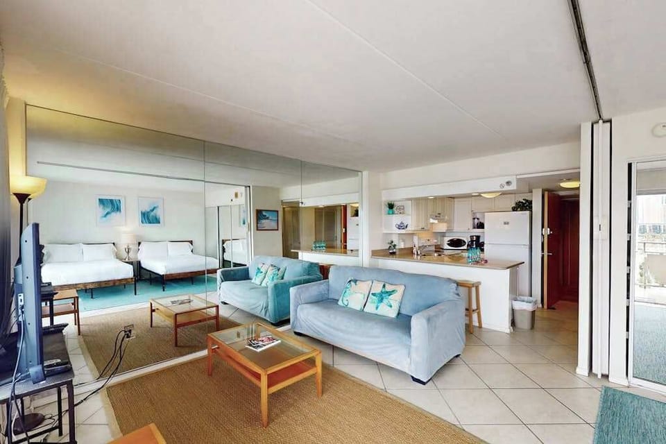 Open living room and kitchen designed for effortless everyday comfort together