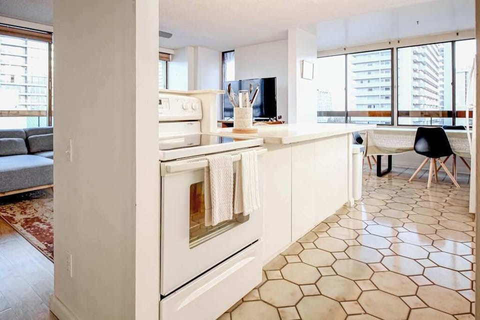 Prepare your favorite meals with ease in a fully equipped kitchen designed for a comfortable stay.