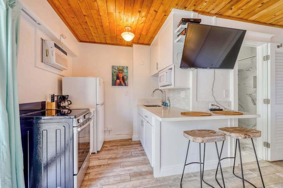Make mealtimes simple with a convenient kitchen paired with a comfortable dining space.