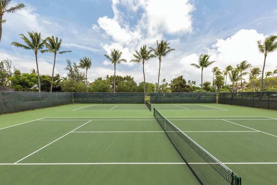 Spacious courts for active days together