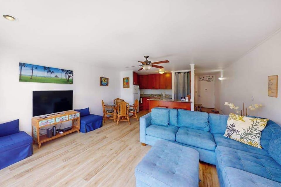 Comfort, warmth, and entertainment all in one space.