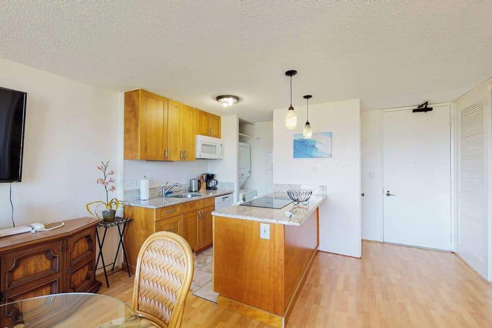 Modern kitchen with everything needed for easy cooking