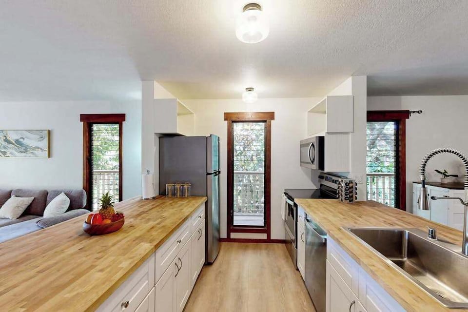 Modern kitchen designed for effortless cooking