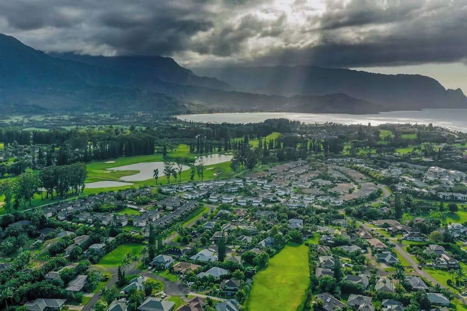 Aerial views of Hawaii