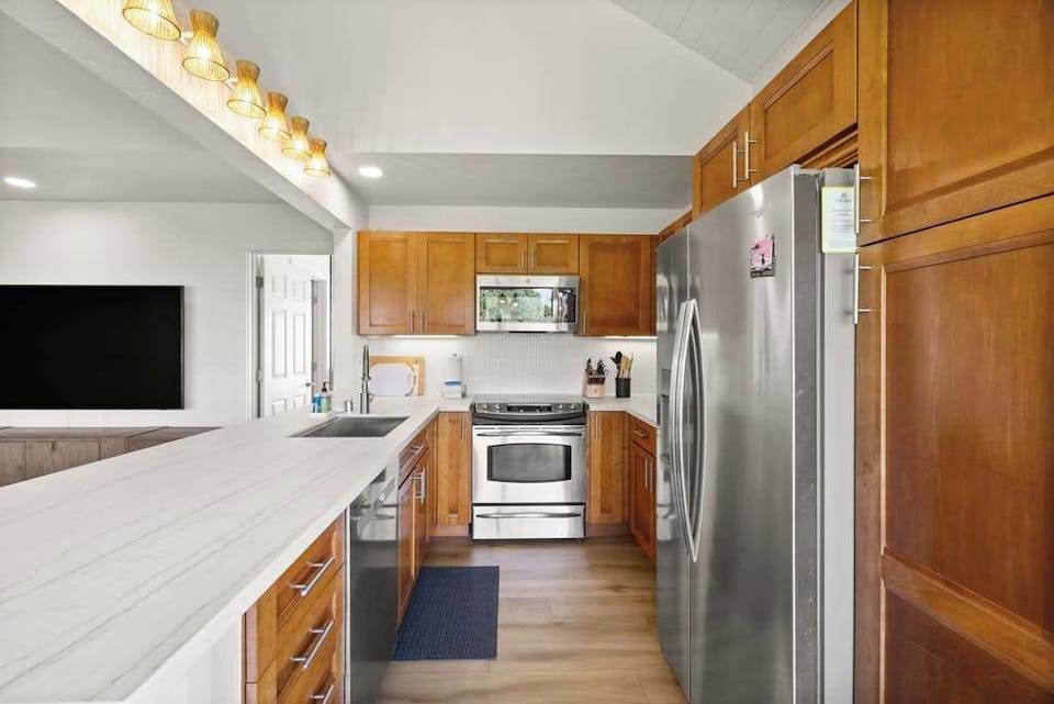 Well-appointed kitchen with modern appliances and ample cabinet space