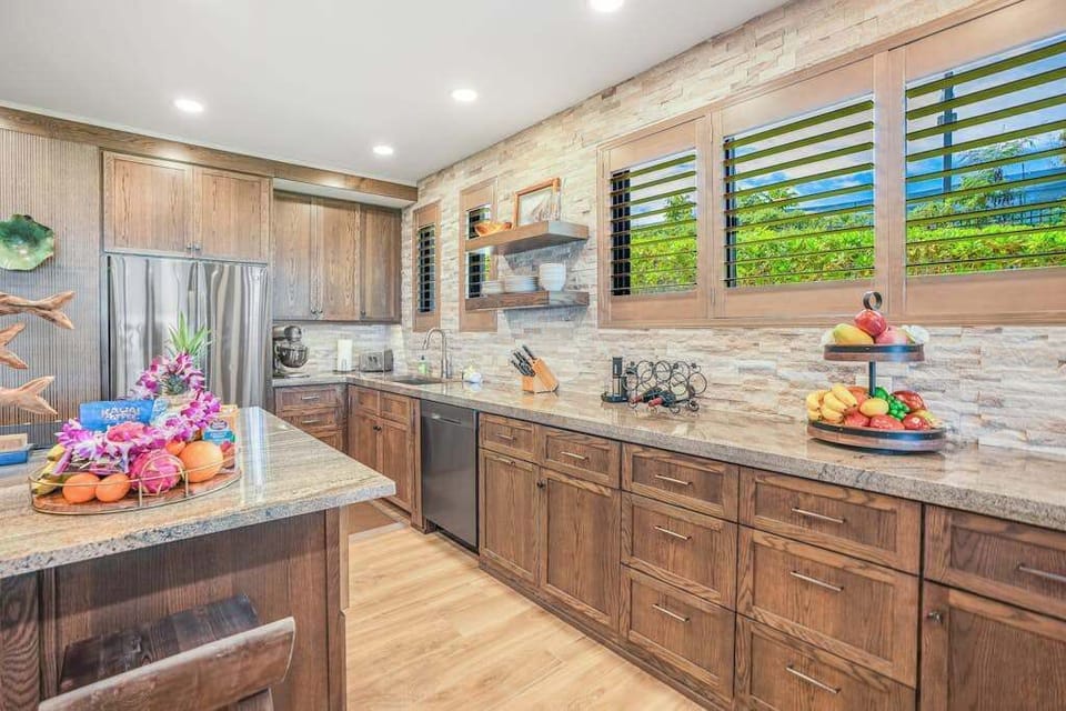 Prepare your favorite meals in this modern kitchen