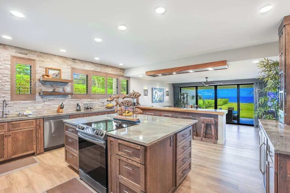 Modern gourmet kitchen with everything you need to cook
