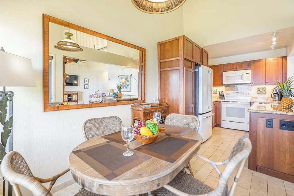 Dining area conveniently located beside the kitchen.