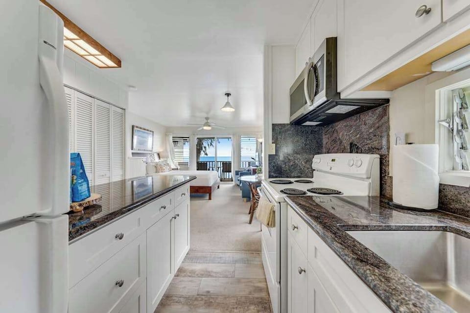 Spacious kitchen with modern appliances and an open-concept layout.
