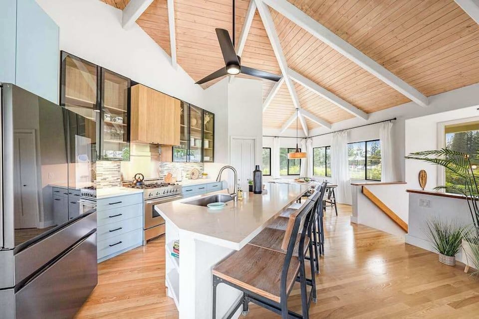Chef's Kitchen With Expansive Island Seating