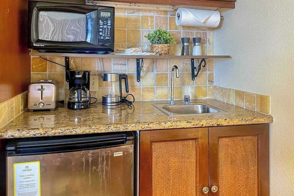 Convenient kitchenette for quick meals
