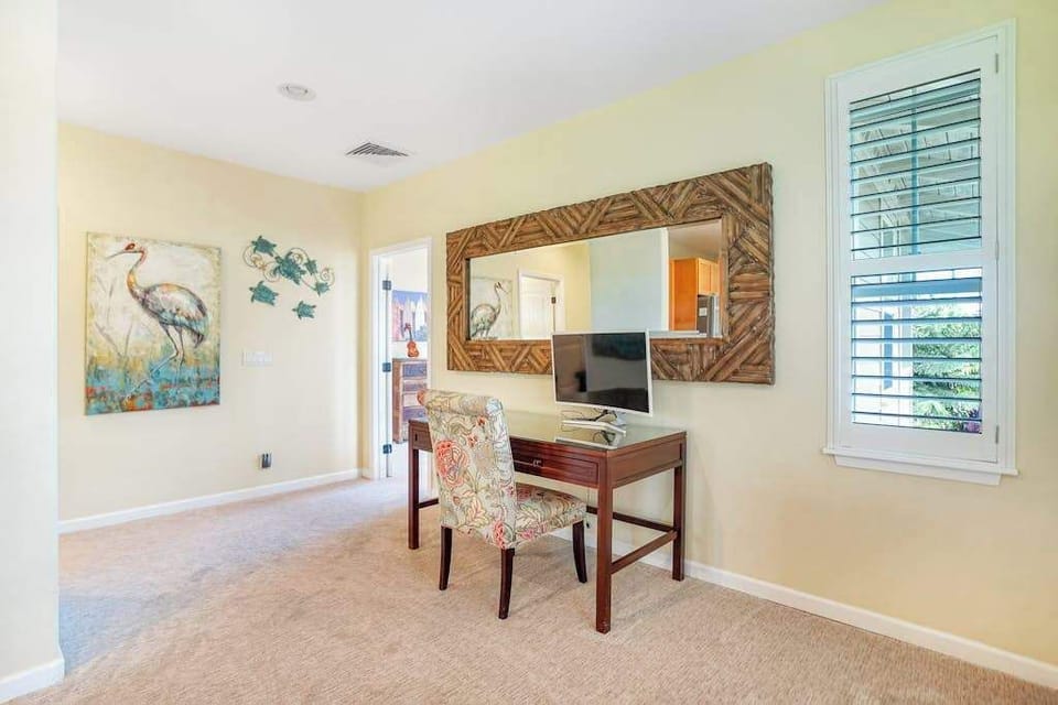 Convenient workspace nook, ideal for staying connected during your stay