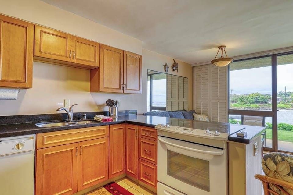 Well Equipped Kitchen With Scenic Views