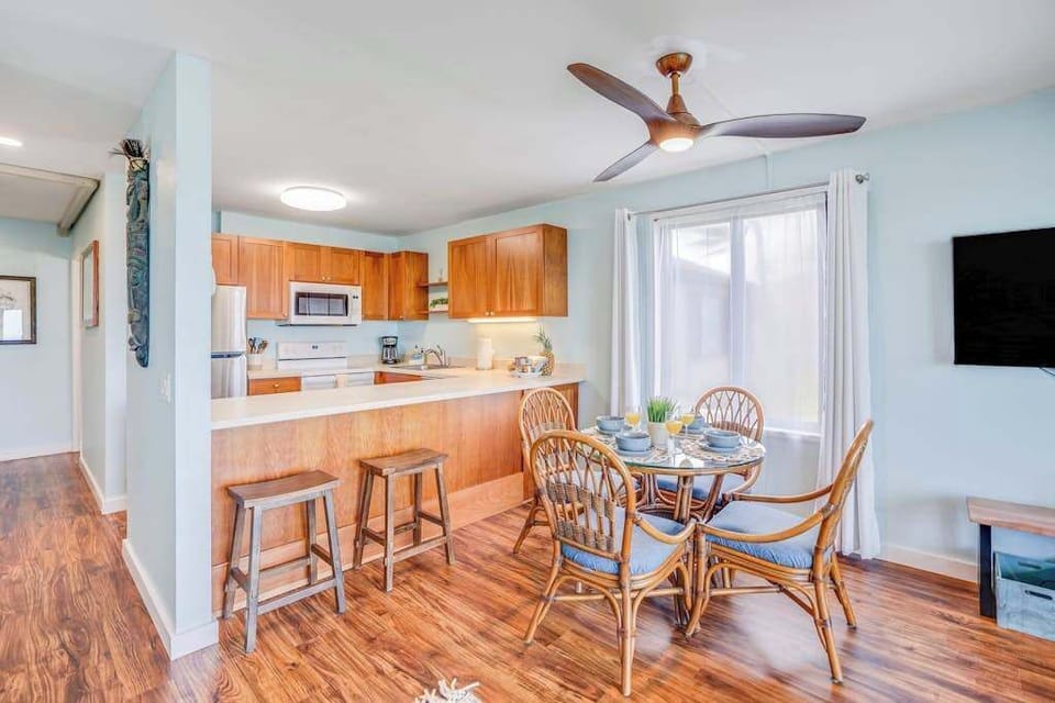 Fully Equipped Kitchen With Sleek Appliances